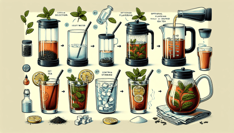 how to make a refreshing iced tea at home 4