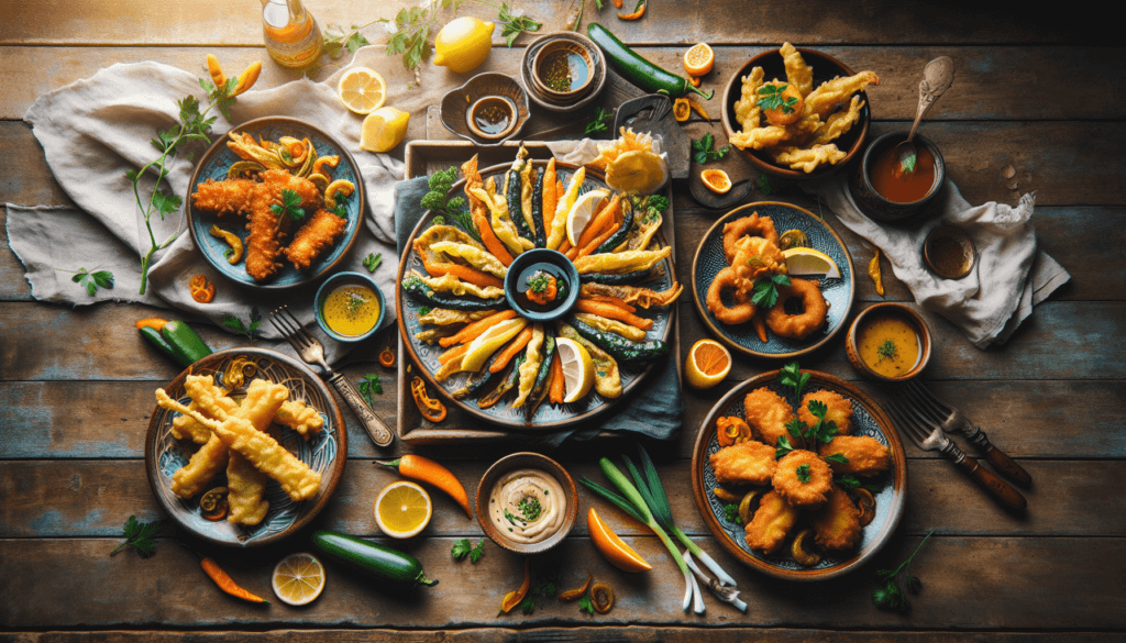 Fried Vegetarian Food