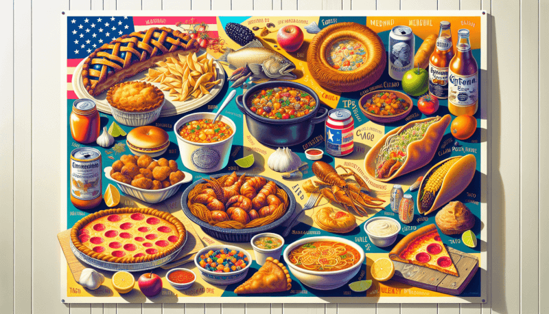 what are 10 american foods